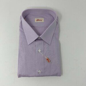 NEW brioni long sleeve dress shirt (17.5)